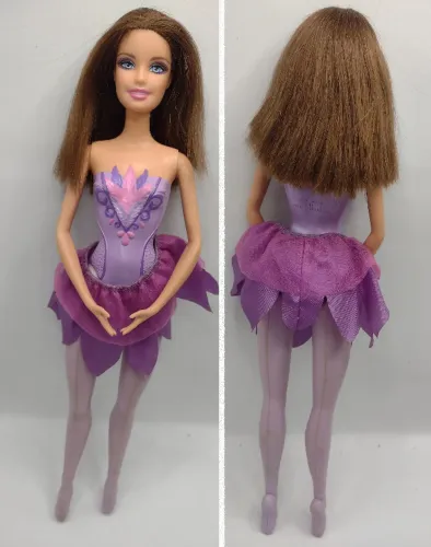 Barbie Filme Bailarina Odette Básica Sapatilhas Mágicas - Cabelo Ressecado