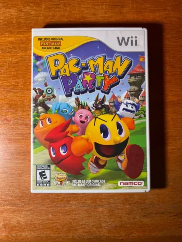 Jogo Nintendo Wii - Pac-Man Party - EM ÓTIMO ESTADO COM ENCARTES E MANUAIS