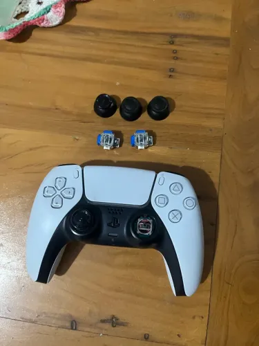 controle dualsense ps5 branco com drift