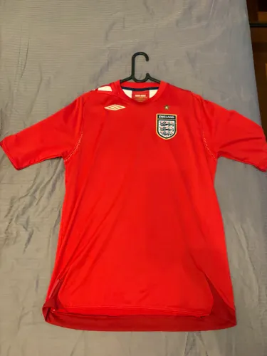 Camisa Inglaterra 2006 Umbro Original Vermelha - Tamanho P