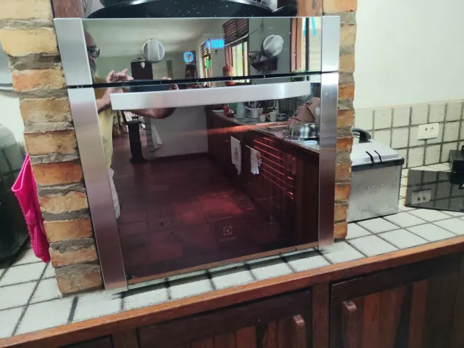 Forno de embutir convecção a gás Eletrolux 80 lt