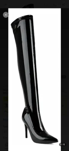 Bota Over The Knees - Salto Alto Fino Tamanho 40