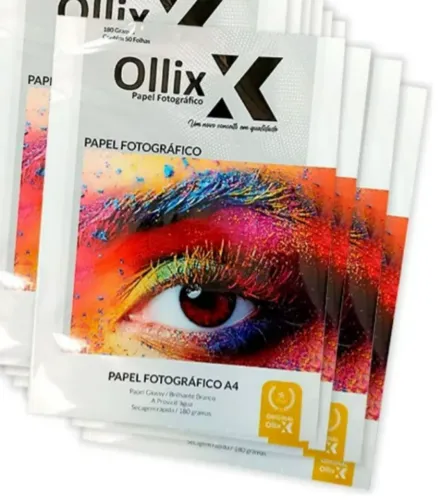 Papel Fotográfico A4 180g 48 Folhas Glossy