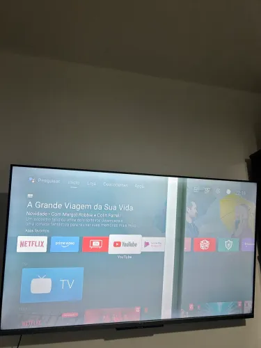 TV TCL 50 polegada defeito tela