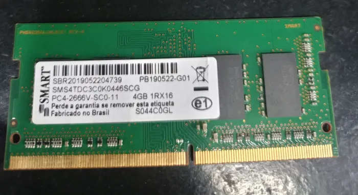 Memória de notebook 4g