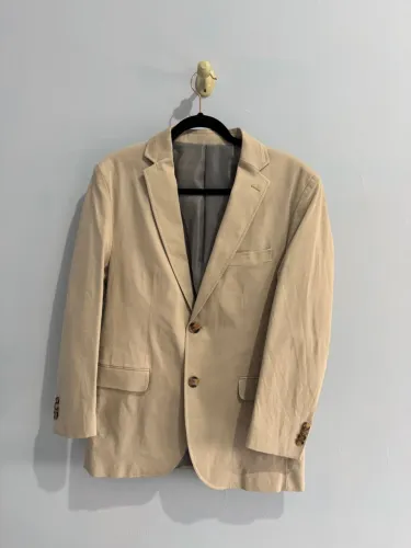 blazer masculino bege/cáqui valor $$ : 500 Novo, usado 2 vezes