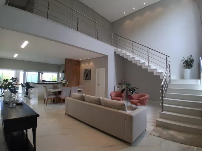 Casa para alugar em Americana, Loteamento Residencial Jardim dos Ipês Amarelos, com 3 suít