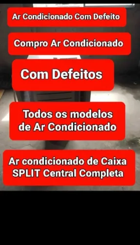 Ar Condicionados queimado ou sucata