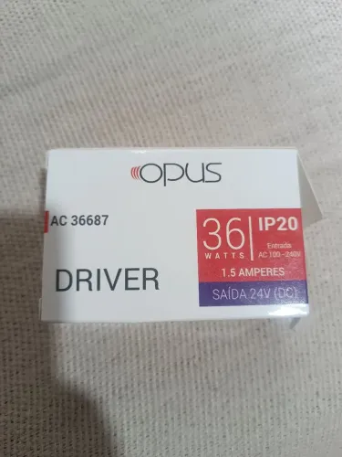 Driver Opus 36 watss ip20 1,5 amperes ac100 -240