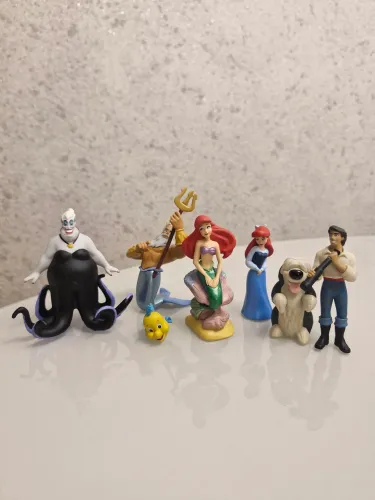 A Pequena Sereia - 7 miniaturas figure set original disney
