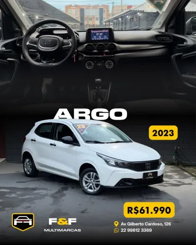 Fiat Argo 1.0 6V Flex. 2023