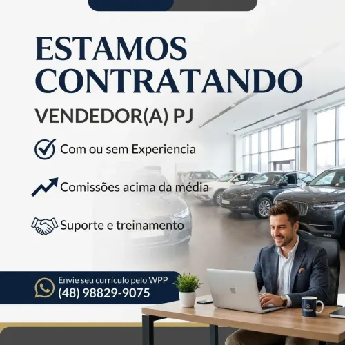 Contrata-se vendedores(as) com ou sem experiência?