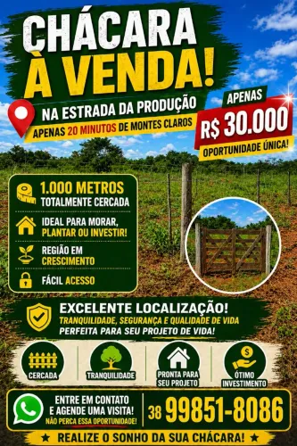 Chacara estrada da produção