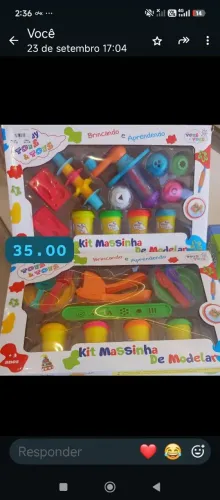 Kit massa de modelar completao