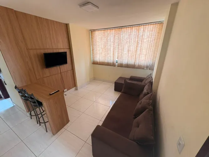 Aluguel - Apartamento 1 quarto mobiliado Setor Sul - Kitnet - Flat