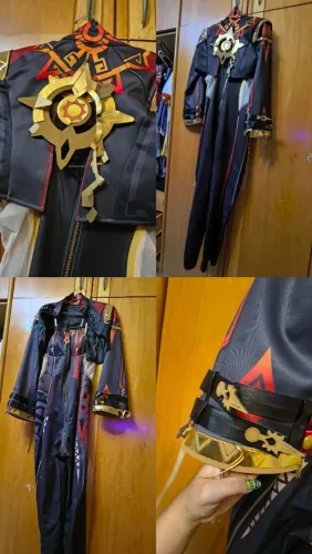 Cosplay Mavuika (Genshin Impact) FULL SET NOVO - Tamanho GG