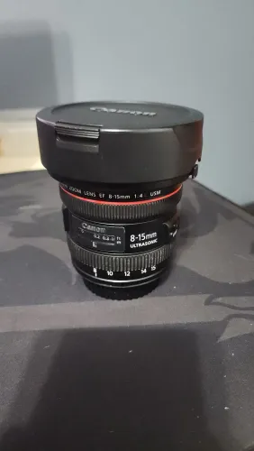 Canon EF 8-15mm f/4L USM perfeito estado