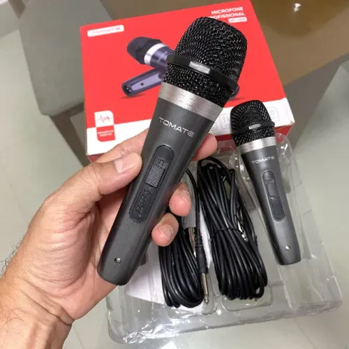 Kit com 2 Microfones Profissionais (Novos na Caixa)