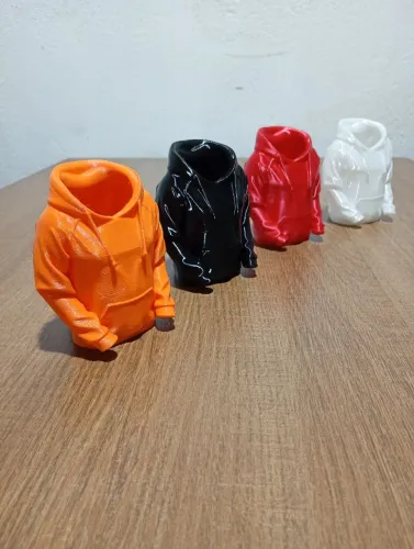 Suporte canetas e lápis estilo moletom
