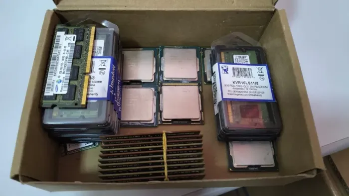 Lote Processador e memória Notebook e Computador