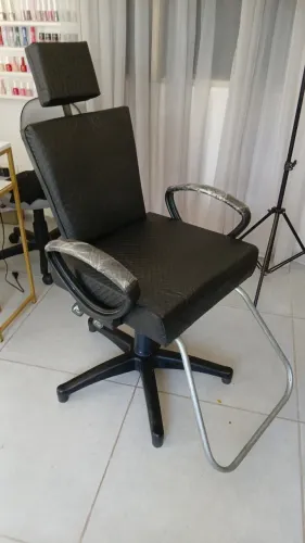 Cadeira salão cabeleireiro reclinável