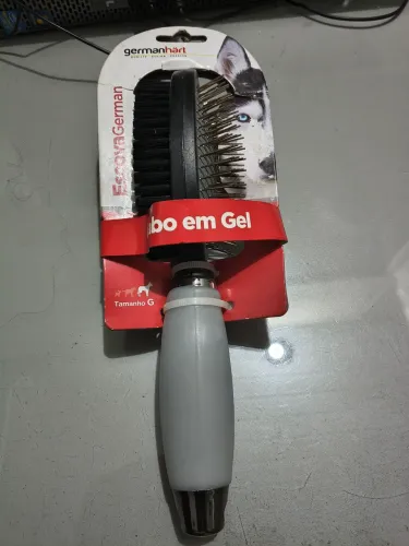 Escova German cano em gel para pet