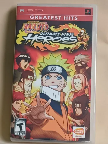 Jogo Naruto ultimamente ninja completo com manual e capinha para psp