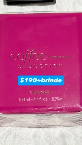 Coffe woman seduction O Boticário + brinde 