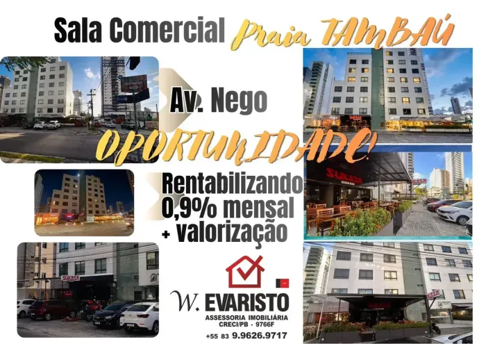 Sala Comercial em Tambaú na Av. Nego com Silvino Lopes