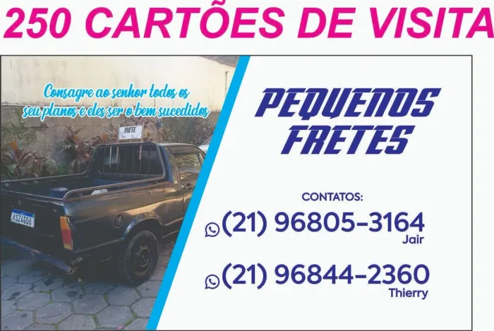 Pequenos fretes.