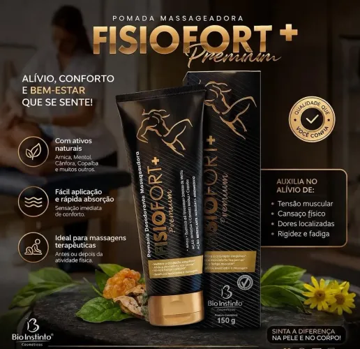 Pomada para massagem fisioort