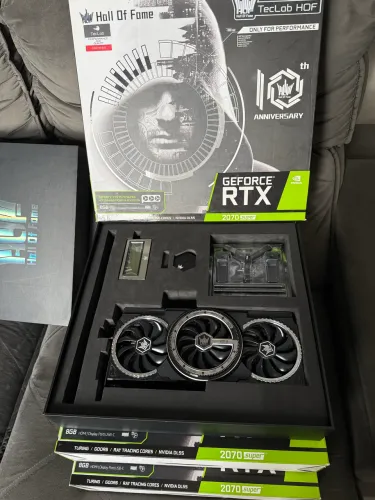 RTX 2070 SUPER HALL OF FAME GALAX RARÍSSIMA 