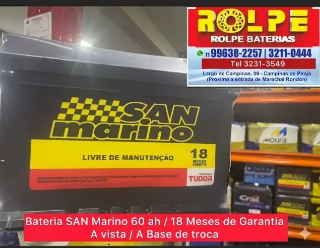 Bateria de Carro\San Marino 60 AMP