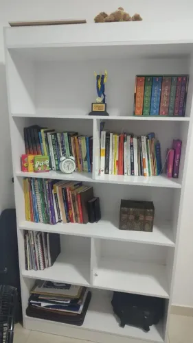 Estante de livros madeira madeira sem avarias