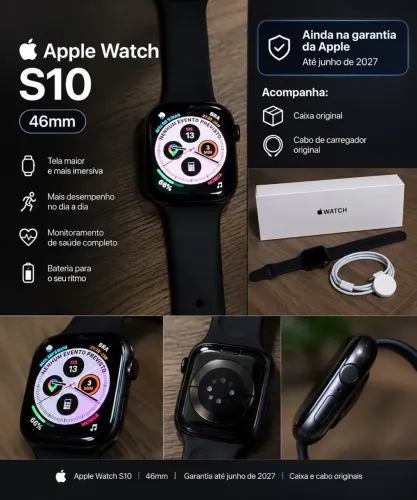Apple Watch Series 10 46mm Preto