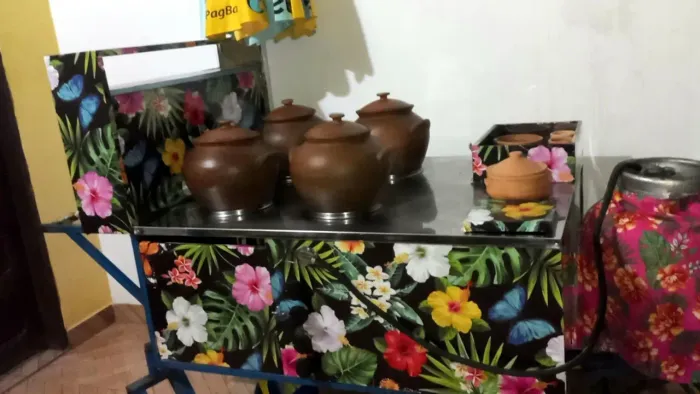 Carrinho de caldos e sopas