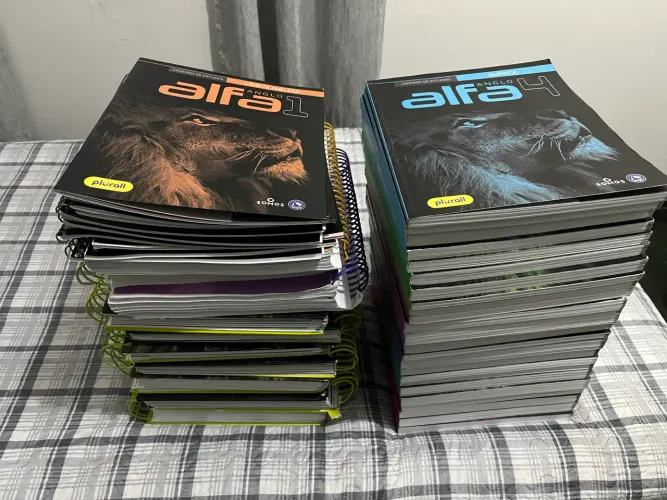 Kit completo- Livros Anglo Vestibulares