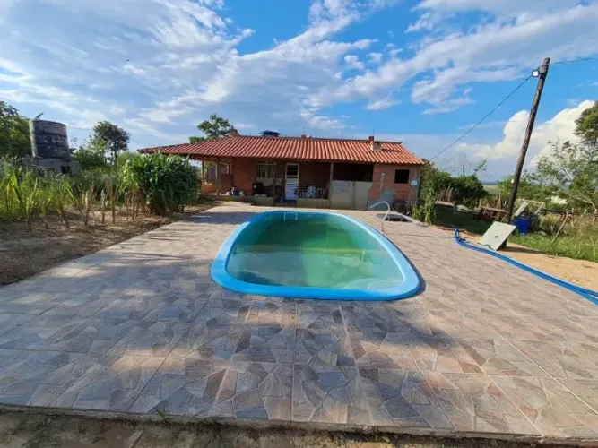 Lindo Sítio Pilar do Sul, 9.500 m², Ilha de Cima, 3 Quartos, Laje, Piscina, Mina, Doc. Ok