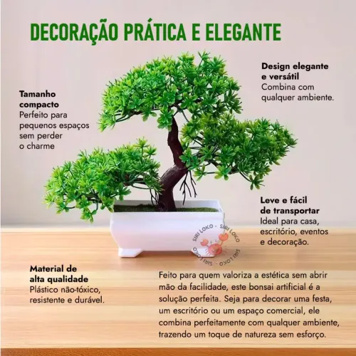 Bonsai Artificial - Consulte Modelos Disponíveis
