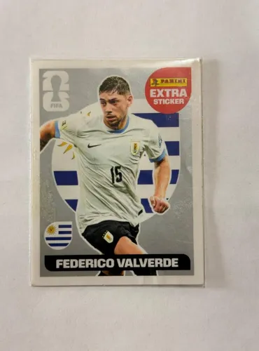Figurinha Extra Prata Copa Mundo 26 Federico Valverde