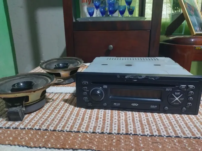 Som de veículo cd/dvd/mp3/USB original Chery