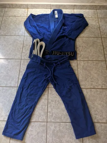 Kimono De jiu-jitsu azul- A0