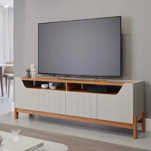 Rack Bancada Moema 100% MDF - Entrega/Montagem Grátis