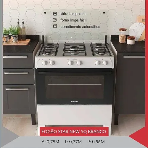 FOGAO STAR NEW 5BC - BRANCO 