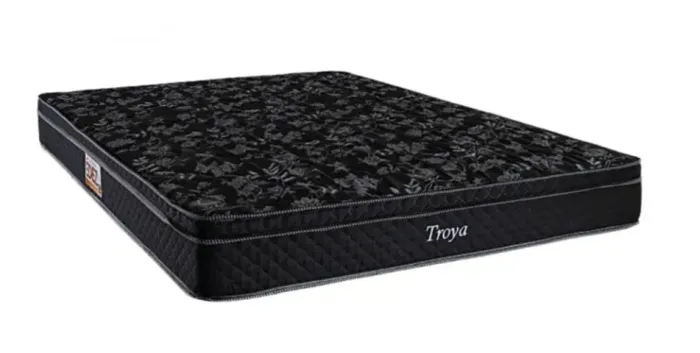 COLCHÃO QUEEN DE MOLAS HERVAL TROYA - 158X198X20cm - Select Colchões.