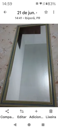 Espelho de cristal