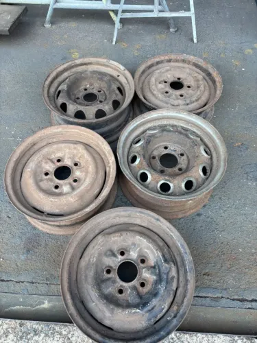 Rodas de aço para Opala e Dodge