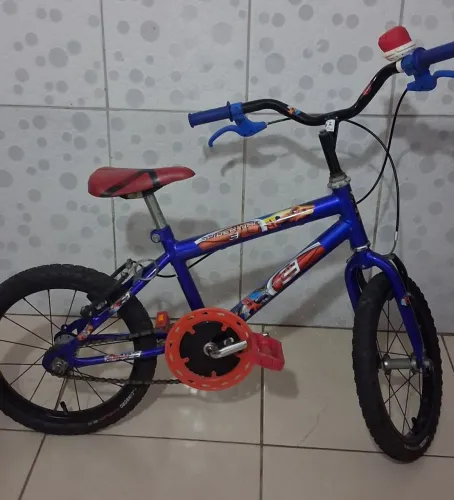 BICICLETA INFANTIL ARO 16 HOMEN ARANHA