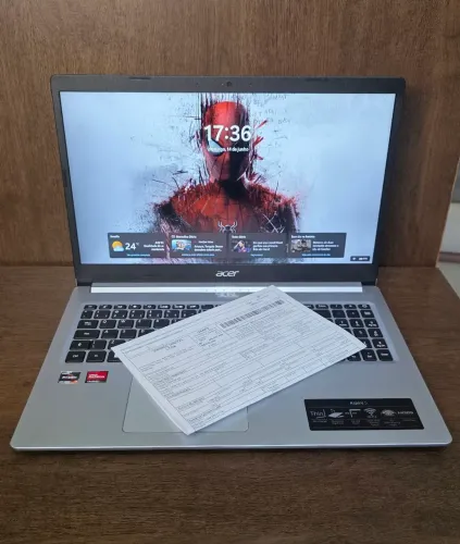 Notebook Acer Aspire 5, NF, Ryzen 7 16Núcleos, 12GB DDR4, SSD Nvme 512GB, Wi-Fi 6,Bat 5hs