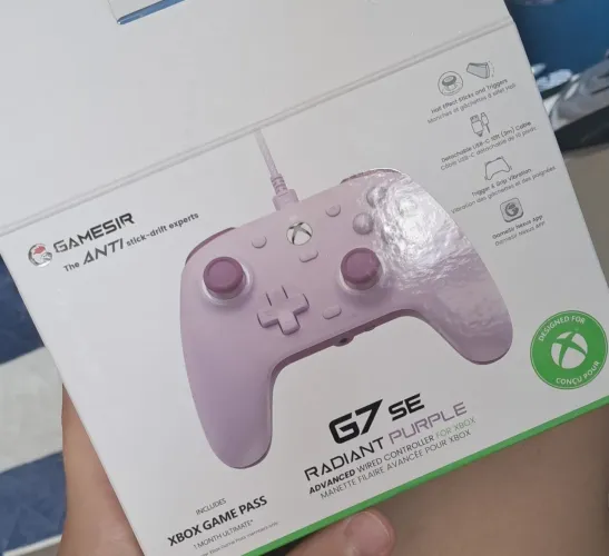 Controle game sir g7 se (rosa)